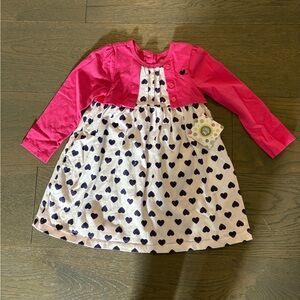 Little me quality brand girls dress sz 4T NWT ret $69USD